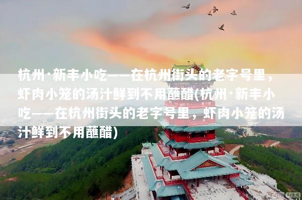 杭州·新丰小吃——在杭州街头的老字号里，虾肉小笼的汤汁鲜到不用蘸醋(杭州·新丰小吃——在杭州街头的老字号里，虾肉小笼的汤汁鲜到不用蘸醋)