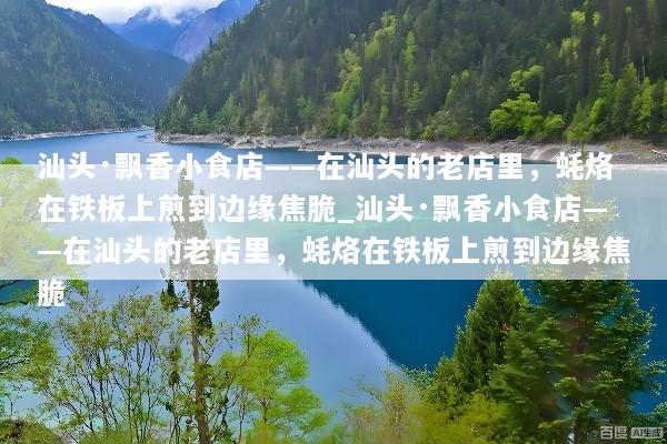 汕头·飘香小食店——在汕头的老店里，蚝烙在铁板上煎到边缘焦脆_汕头·飘香小食店——在汕头的老店里，蚝烙在铁板上煎到边缘焦脆