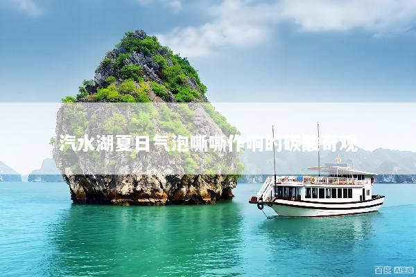 汽水湖夏日气泡嘶嘶作响的碳酸奇观